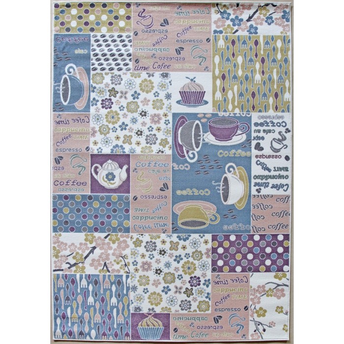 

Ковёр прямоугольный Sofit c041, размер 160x230 см, цвет light cream