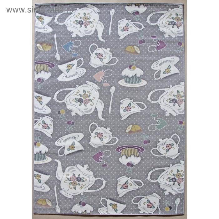 Ковёр прямоугольный Merinos Sofit, размер 80x150 см, цвет light gray