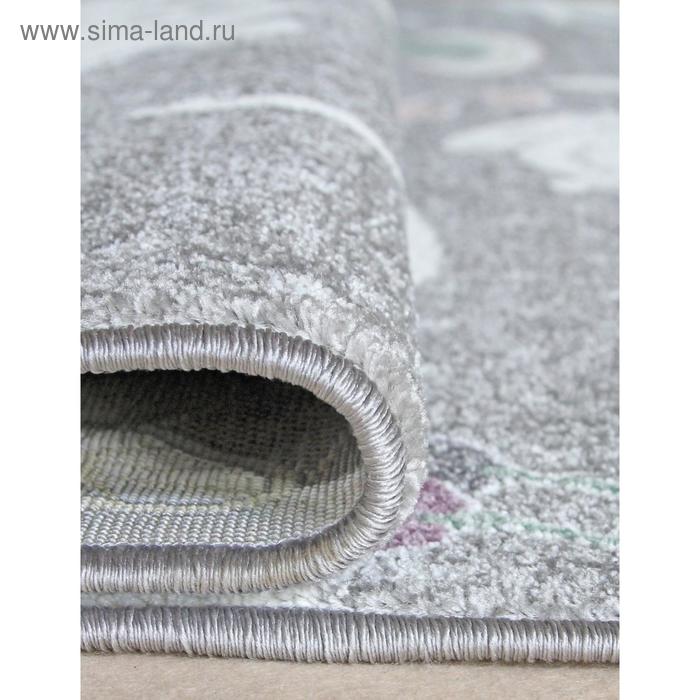 

Ковёр прямоугольный Sofit c042, размер 120x180 см, цвет light gray