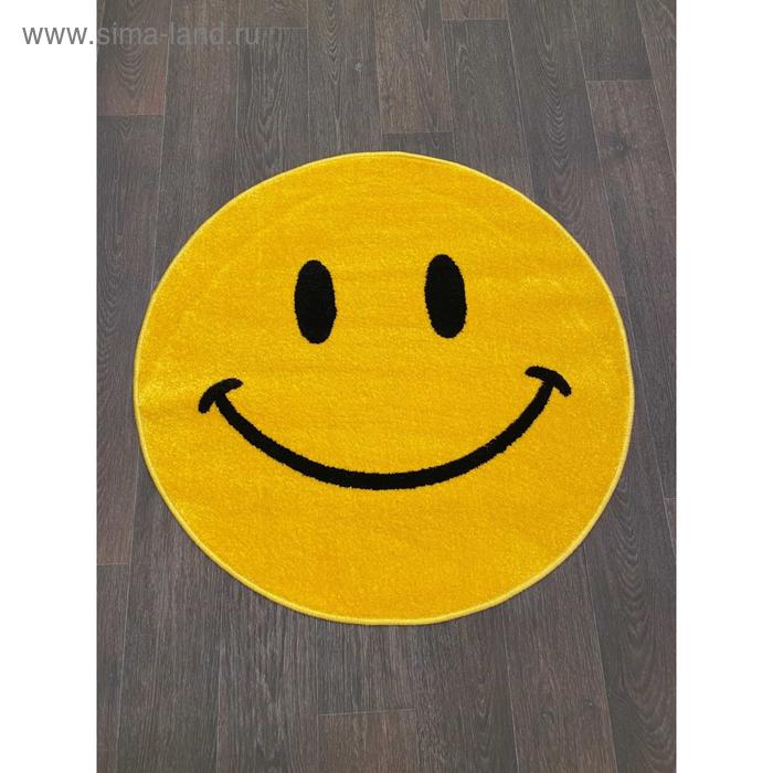 

Ковёр круглый Smile nc19, 100x100 см, цвет yellow