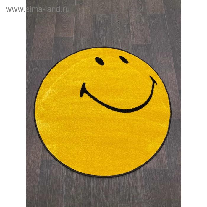 

Ковёр круглый Merinos Smile, размер 100x100 см, цвет yellow