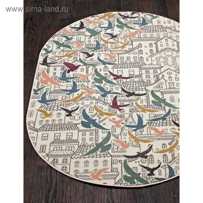 

Ковёр овальный Merinos Sofit, размер 120x180 см, цвет light cream