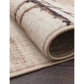 

Прямоугольный ковёр Sierra d717, 60x110 см, цвет beige-brown