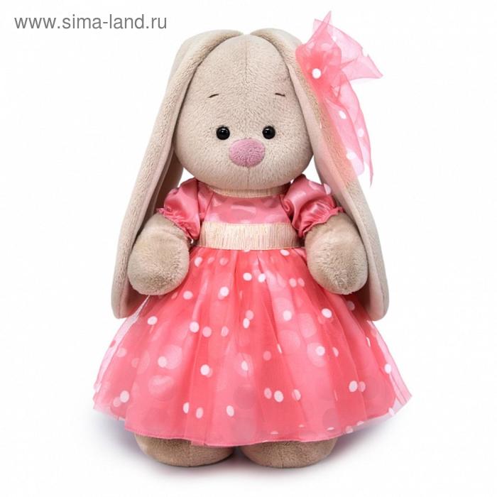 фото Мягкая игрушка «зайка ми в розовом платье», 32 см