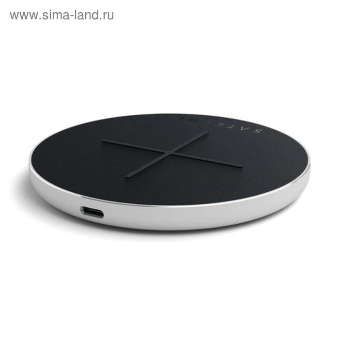 фото Беспроводное зарядное устройство satechi type-c pd & qc wireless charger, серебристый