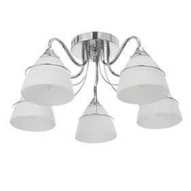 

Люстра 70401/5 5х60Вт Е27 хром 54х24 см
