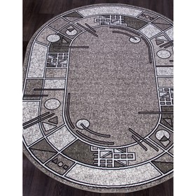 

Ковёр овальный Silver albina 3, размер 300x500 см, цвет gray