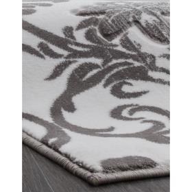 

Ковёр прямоугольный Mega carving d268, размер 200x400 см, цвет gray