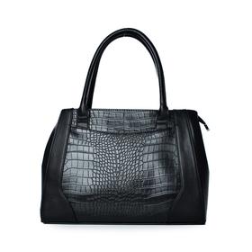 

Сумка женская, отдел на молнии, цвет чёрный