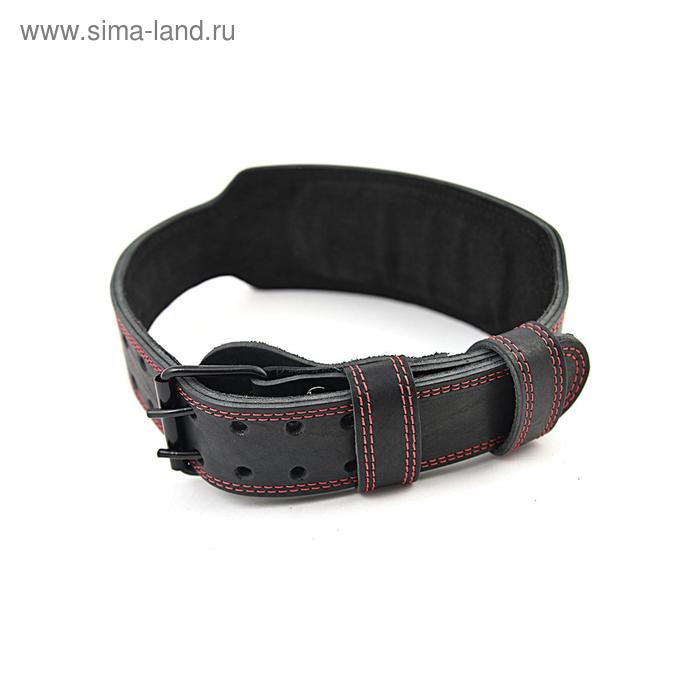 

Пояс атлетический с пряжкой, 6/10 см, 3 слоя, medium, размер L (80-100 см)