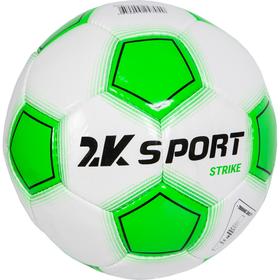 

Мяч футбольный 2K Sport Strike, white/green/black, размер 3