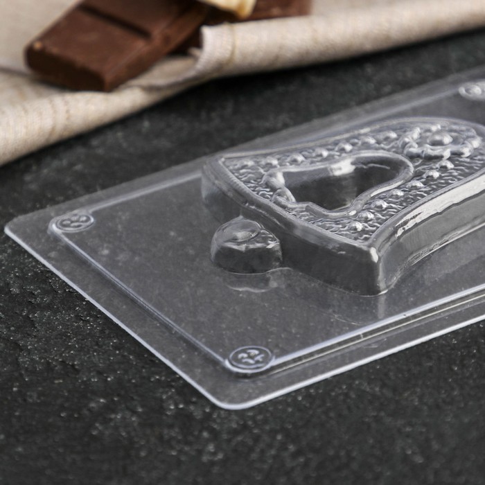 фото Форма для шоколада и конфет пластиковая «колокольчик», 15×10×3 см, цвет прозрачный выдумщики