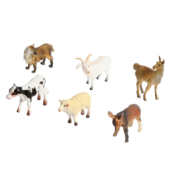 цена Набор животных «Фермерское хозяйство», 6 фигурок