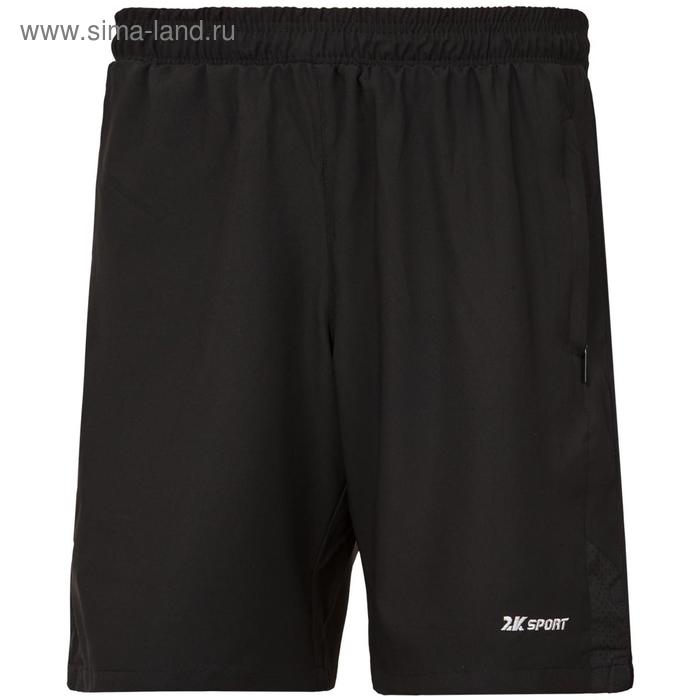 фото Шорты спортивные детские 2k sport performance, black, размер ys 2к