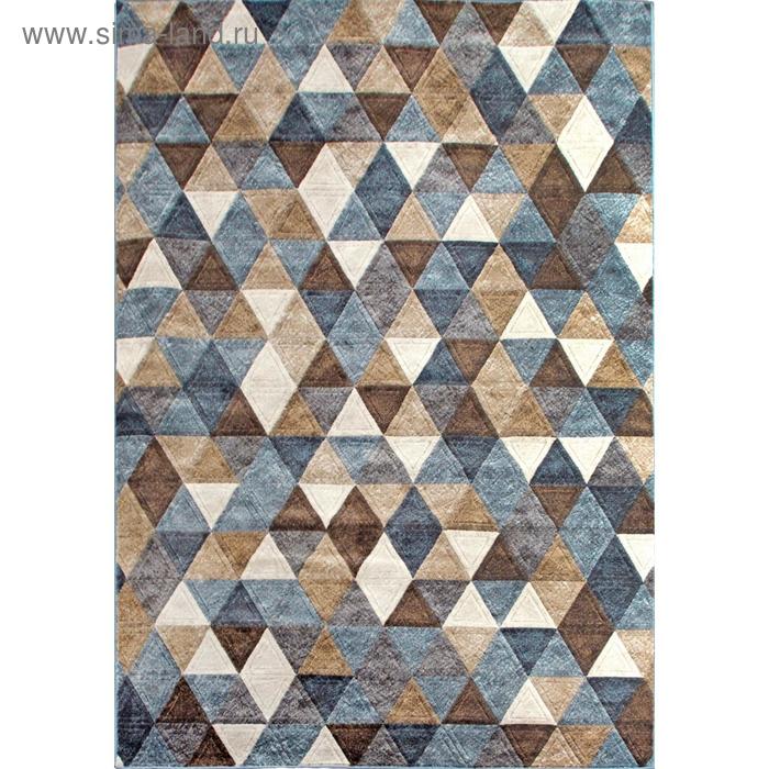 

Ковёр прямоугольный Matrix d578, размер 160x230 см, цвет beige-blue