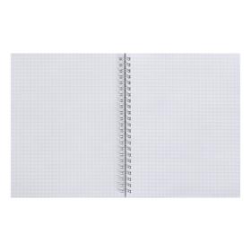 

Тетрадь 96 листов в клетку, на гребне Trend print, обложка мелованный картон, блок офсет, МИКС