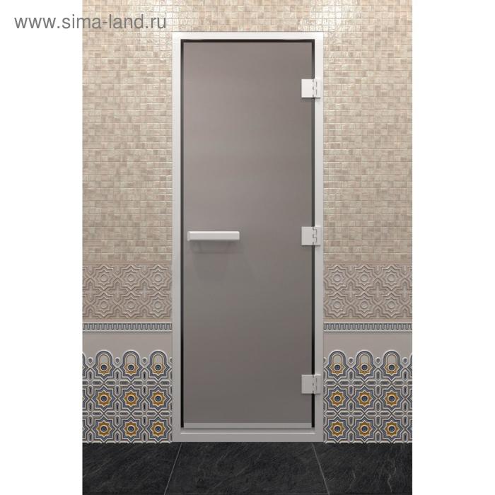Дверь стеклянная «Хамам», размер коробки 190 × 70 см, правая, цвет сатин дверь стеклянная хамам размер коробки 190 × 70 см правая цвет бронза