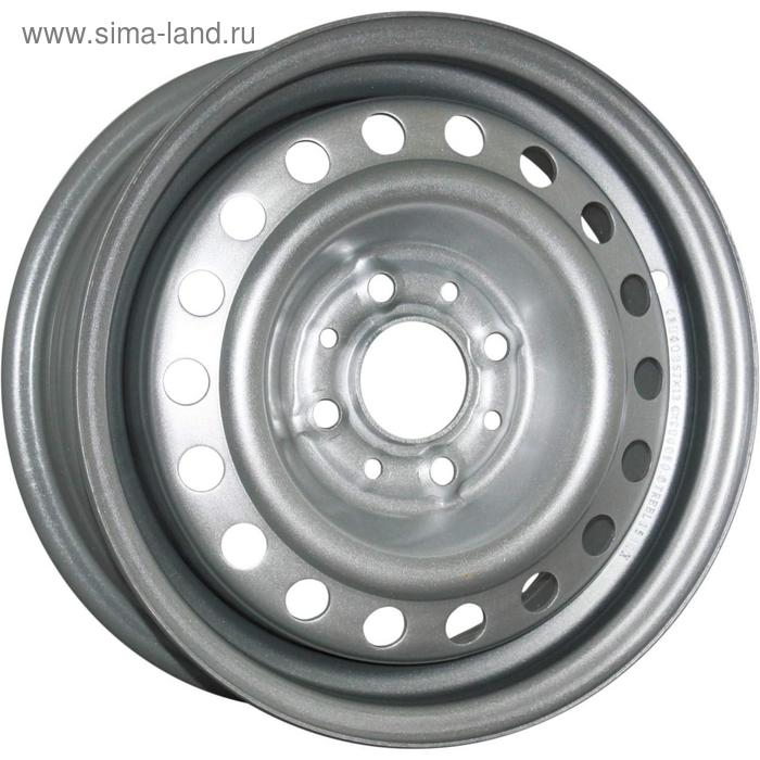 фото Диск штампованный евродиск 53b35b ed 5.5x14 4x98 et35 d58.6 silver eurodisc