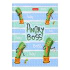 Бизнес-блокнот А6, 64 листа Angry Boss, твёрдая обложка - Фото 1