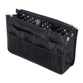 Органайзер для сумки SOFIA, 28х16х10 см, 8 карманов, цвет черный