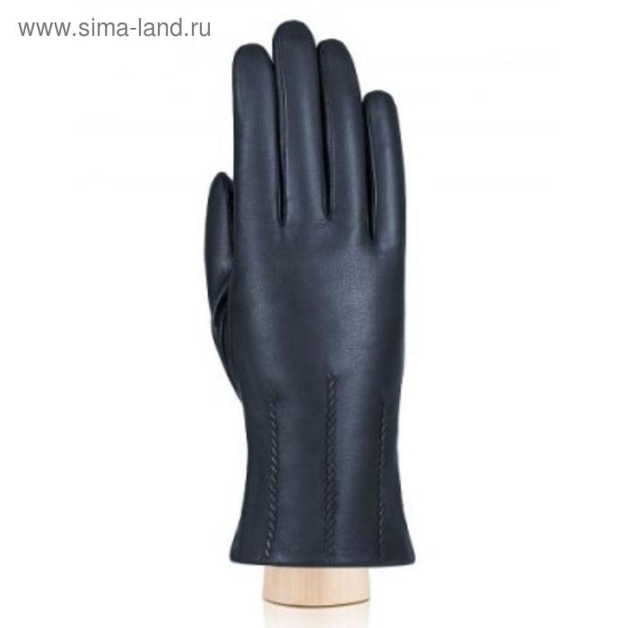Перчатки женские п/ш LB-0530 цвет темно-синий, размер 6