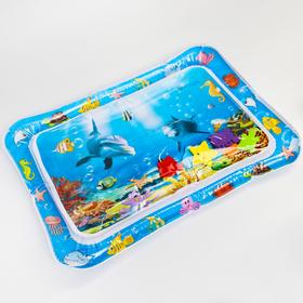 

Коврик надувной с игрушками для малышей Ocean, 65х48х8 см