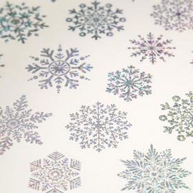 

Наклейки Decoretto "Сверкающие снежинки" 35х50 см