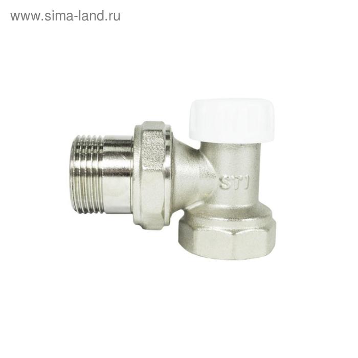 

Клапан для радиатора STI, 1/2", угловой, запорный
