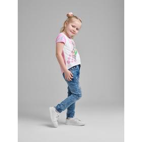 

Футболка для девочек, рост 116 см, цвет розовый