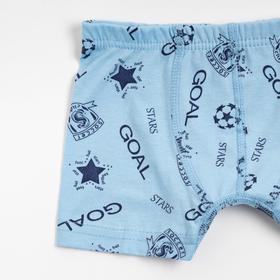 

Трусы-боксеры для мальчика, цвет светло-голубой, рост 128-134 см