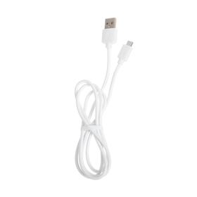 

Кабель Krutoff, microUSB - USB, 1 А, 1 м, белый