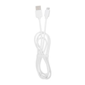 

Кабель Krutoff Classic, microUSB - USB, 1 А, 1 м, белый