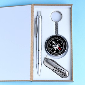 Набор подарочный 3в1 (ручка, нож 5в1, компас) от Сима-ленд