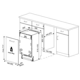

Посудомоечная машина Beko DIS25010, класс А, 10 комплектов, 5 программ, белая