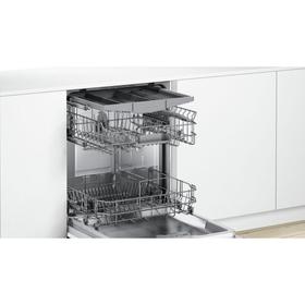 

Посудомоечная машина Bosch SMV25EX01R, класс А, 13 комплектов, 5 программ, белая