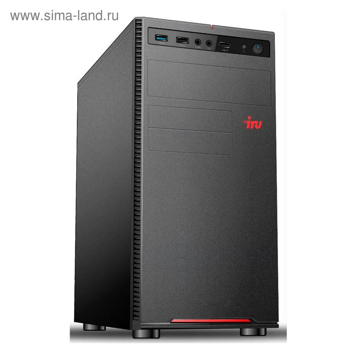 фото Компьютер iru home 313 mt, i3 9100f, 16гб, ssd240гб, gt710, 400вт, dos, черный