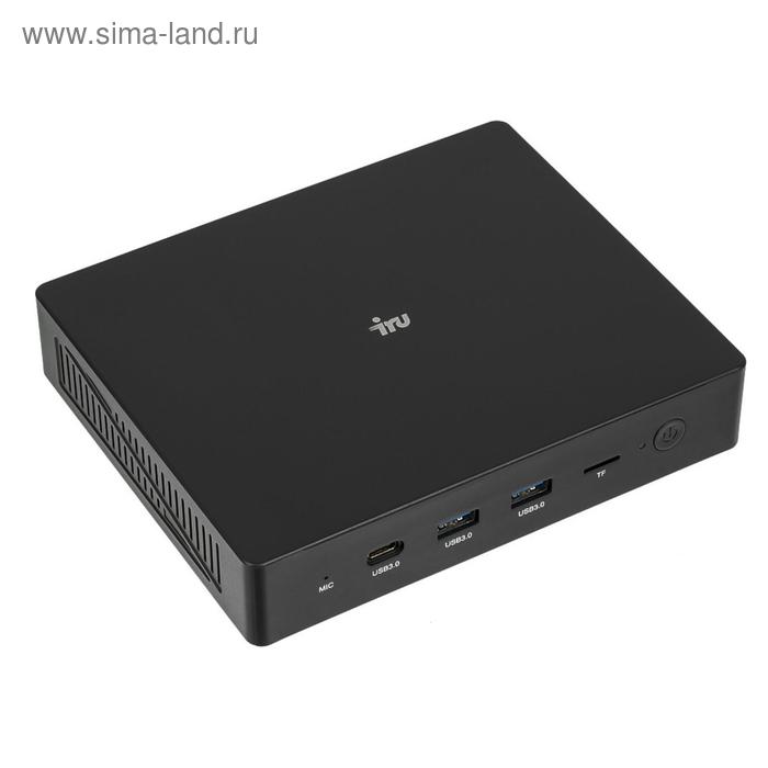

Неттоп IRU P11AP, Celeron J3455, 4Гб, SSD64Гб, HDG500, Win10, черный