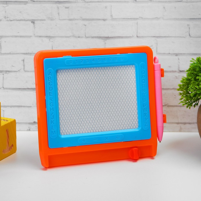 Доска магнитная прямоугольная, цветная крошка, МИКС