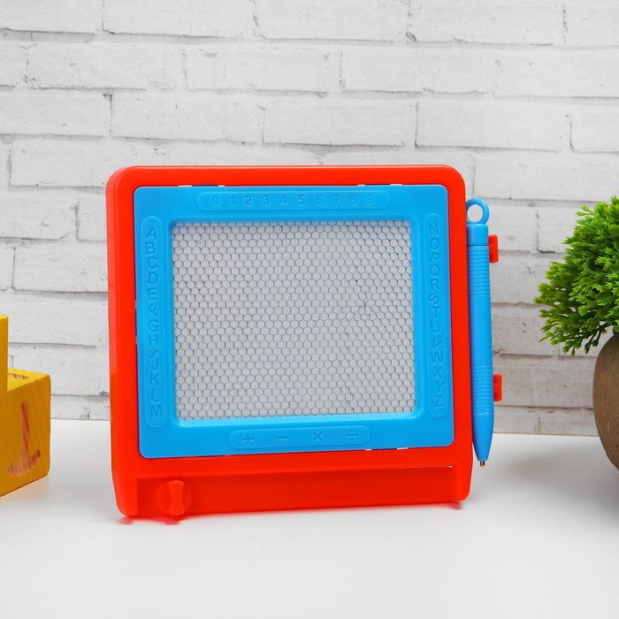 Доска магнитная прямоугольная, цветная крошка, МИКС