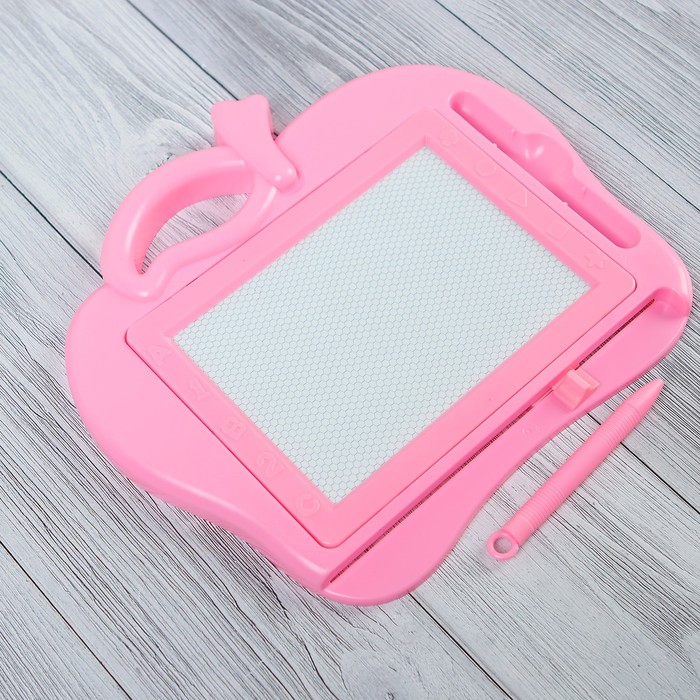 Доска магнитная "Яблочко" с чёрной крошкой, цвета МИКС, рабочее поле: 14 × 9,7 см