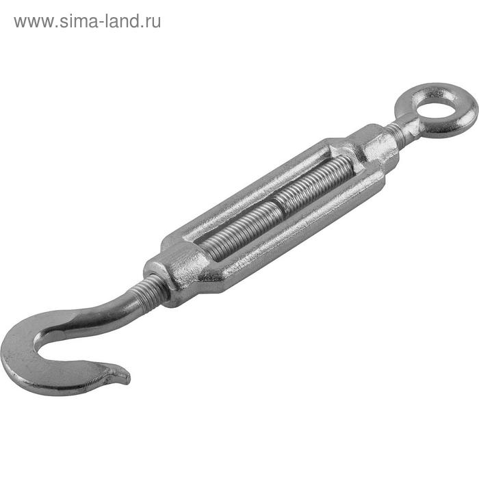 

Талреп "ЗУБР" DIN 1480, крюк-кольцо, кованая натяжная муфта, цинк, М12, 4 шт.