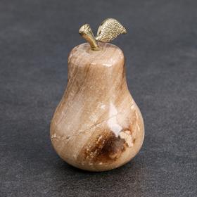 Сувенир "Груша", медовый оникс от Сима-ленд