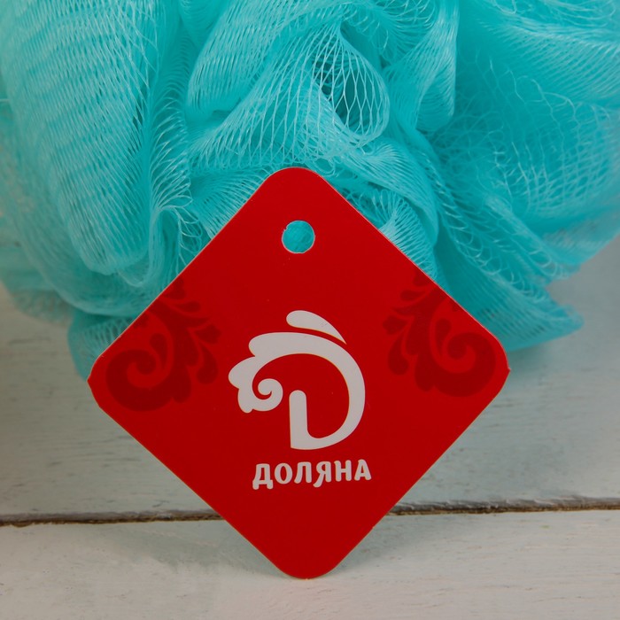 Мочалка для тела, 50 г, d=9 см, цвета МИКС