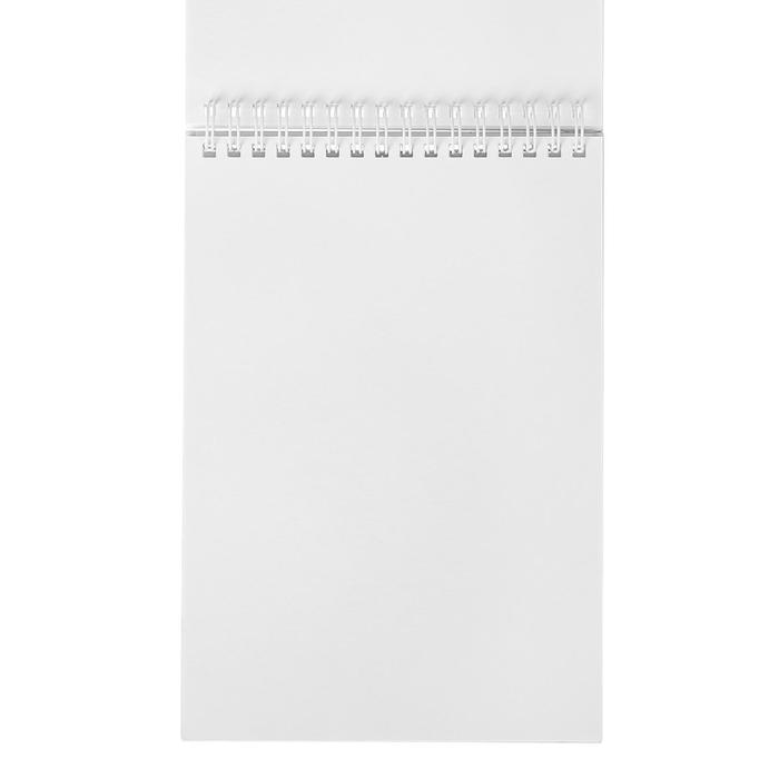 Скетчбук А5, 80 листов на гребне "Сладкий Париж", обложка мелованный картон, твёрдая подложка, блок 100 г/м2