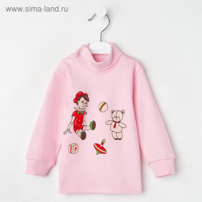 фото Водолазка для девочки, цвет микс, рост 68 см амелли