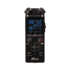 

Диктофон Ritmix RR-989, 8 Гб, microSD, MP3/WAV, дисплей с подсветкой, чёрный