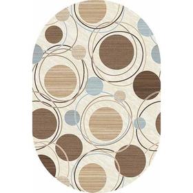 

Ковёр овальный Valencia deluxe d301, размер 300x400 см, цвет cream-brown