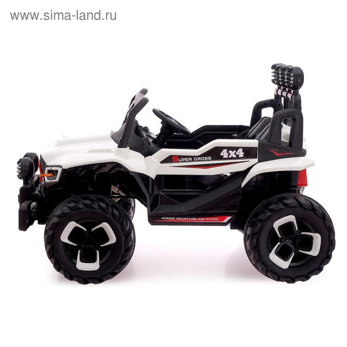 

Электромобиль «Монстр», полный привод 4WD, 2-х местный, цвет белый