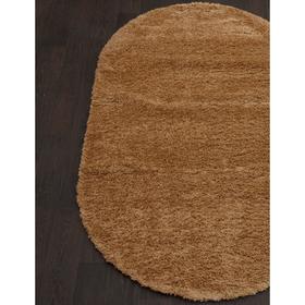 

Ковёр овальный Shaggy ultra s600, размер 80x150 см, цвет dark beige