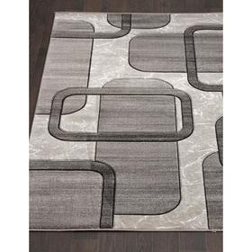 

Ковёр прямоугольный Mega carving d465, размер 80x150 см, цвет light gray